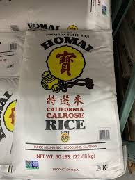 Costco Calrose Rice Homai Medium Grain White Rice Sushi Rice Rice White Rice