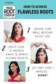 The Quick Way To Dye Gray Roots At Home Grey Roots Loreal Paris Root Cover Up