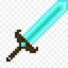 A diamond sword with sharpness v is powerful enough to kill most mobs with just a single critical hit (though this can be difficult to do, as it takes only . Pixel Art Minecraft Sword Invincible Iron Diamond Angle Wakizashi Technology Png Pngwing