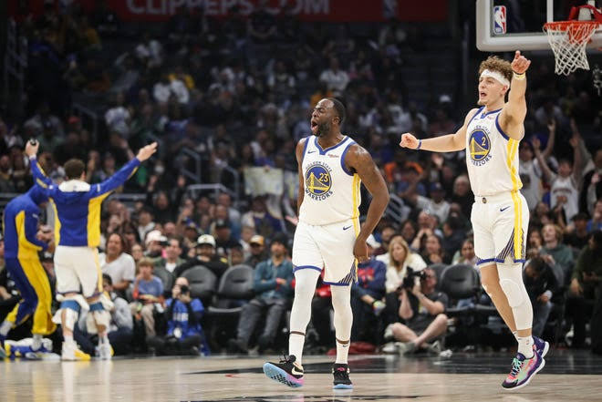 Watch: Draymond Green hits four 3-pointers in first quarter vs. Clippers