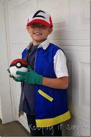 Diy Pokemon Ash Costume Keeping It Simple Pokemon Costumes Pokemon Ash Costume Boy Halloween Costumes