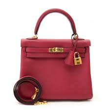 Glazing all over the item is falling apart which does not make it look bad at all. Labellov Never Used Hermes Kelly 25 Rouge Grenat Swift Ghw Buy And Sell Authentic Luxury