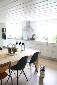 Wood Table Mismatch Vintage Chairs White Kitchen Kitchen Inspirations Dining Room Inspiration Rustic Kitchen