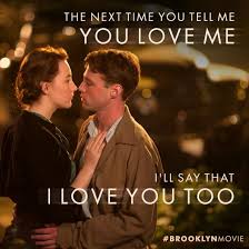 An irish immigrant (saoirse ronan) in 1950s new york falls for a tough italian plumber (emory cohen), but faces temptation from another man. Brooklyn Saorise Ronan Love This Movie Romantic Movie Quotes Romantic Movies Brooklyn Film