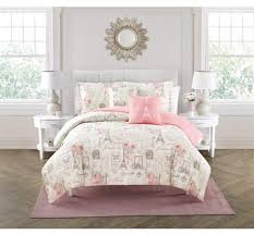 City Of Romance 5 Piece Paris Comforter Set Walmart Com Paris Themed Bedroom Paris Decor Bedroom Paris Comforter