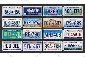 Car Number Plates In Usa Vehicle Registration Plate Car Number Plates Number Plate