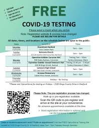 No Cost Coronavirus Testing City Of Lemoore