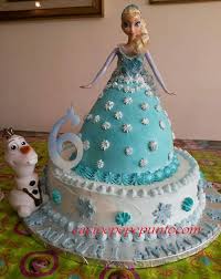 Torta Frozen Con Panna Torte Bambola Decorazioni Torta Frozen Torte Di Compleanno