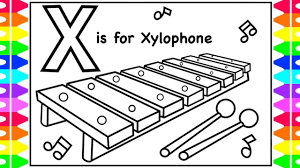 Next, we move along to the letter x coloring pages. Alphabet Coloring Page X Is For Xylophone Xylophone Coloring For Kids Youtube Videos For Kids Youtube