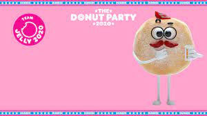 Indoor portrait of staff at dunkin' donuts in chicago. Celebrate National Donut Day Virtually Desc Get In The Spirit Of National Donut Day With Eight New Dunkin Backgrounds To Give Your Video Conference An Extra Boost Dunkin