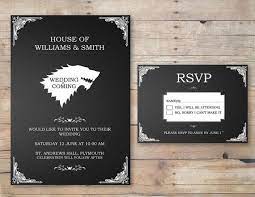 Game Of Thrones Wedding Invitation Rsvp By Flurgdesigns On Etsy 10 00 Wedding Invitations Rsvp Wedding Invitations Wedding Games