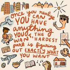 Once You Realize You Can Have Anything You Want The Hardest Part Is Figuring Out Exactly What You Want Inspirar