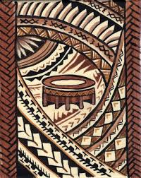 Kava Bowl Painting At Artistrising Com Polynesian Art Samoan Tattoo Tongan Tattoo