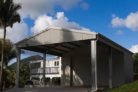 Carports are covered aluminum structures with polycarbonate roofs. Steel Carports Diy Carport Kits The Shed Company Call 1800 821 033