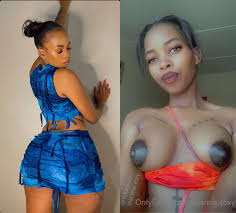 Owamie Toxy Showing Off Her Thick Black Nipple - Naijapornsite