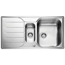 Kohler stainless steel kitchen sink use silent shield technology to reduce the irritating noise. Leisure Albion 1 5 Bowl Reversible Stainless Steel Kitchen Sink Wickes Co Uk
