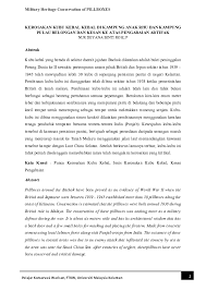 Kesultanan melayu melaka (كسلطانن ملايو ملاك) diasaskan oleh seorang putera srivijaya beragama hindu yang berasal dari palembang iaitu parameswara di antara tahun 1400 hingga tahun 1403. Doc Kerosakan Kubu Kebal Kebal Di Kampung Anak Rhu Dan Kampung Pulau Belongan Dan Kesan Ke Atas Pengabaian Artifak Military Heritage Conservation Of Pillboxes Ladydyanaa Meri Jaan Academia Edu