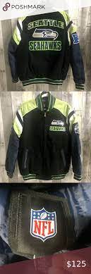 Seattle Seahawks Nfl Varsity Leathermans Jacket Jackets Nfl Seattle Seahawks