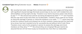 Maybe you would like to learn more about one of these? Consumers Complaint About Travelers Insurance