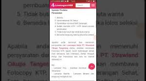 Saya tertarik buat di karnakan pt strawland dekat dengan tmpt tinggal saya,semoga ada nasib buat saya.bisa ikut gabung di pt strawland terima kasih. Lowongan Kerja Pt Strawland Indonesia Cute766