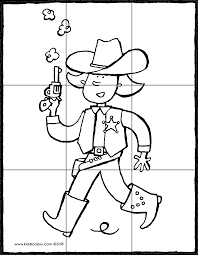 Emma Cowboy Puzzle Kiddicolour