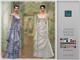 It will seem as if you have went to a victorian place when you wear something like this. Elfdor Victorian Ballroom Set Sims 4 Dresses Sims 4 Victorian Ballroom