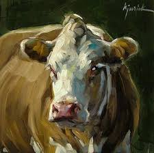 A Painting Today Cow Girl Farm Animal Paintings Animal Paintings Animal Art