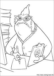 What about to print and color this awesome coloring page from the film monsters, inc.? Roz Monsters Inc Coloring Picture Kidos Pinterest Coloring Monster Coloring Pages Coloring Books Disney Coloring Pages