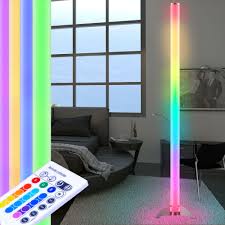 Design Rgb Led Stehlampe Spielzimmer Leuchte Farbwechsler Bunt