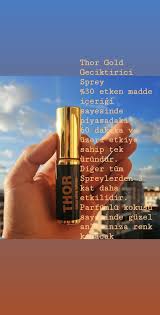 Thor Gold Geciktirici Sprey Thor Renkler