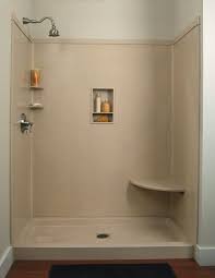 Also On The Renovation List Expanding Our Shower And Installing Cultured Marble With A Seat In Ma Bathroom Remodel Shower Small Shower Remodel Shower Remodel