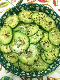 Asian Spicy Sesame Cucumber Salad Recipe Recipe Cucumber Recipes Salad Spicy Cucumber Salad Asian Cucumber Salad