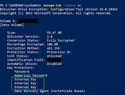 How to unlock bitlocker drive from command prompt without password?a: Managing Home Working Device Lockdown With Bitlocker