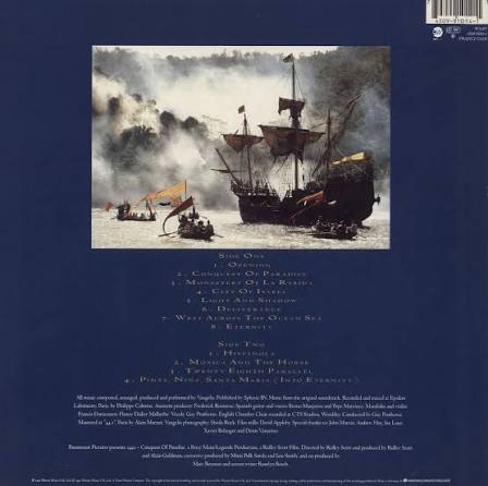 Vangelis 1492 - Conquest Of Paradise German Vinyl LP — RareVinyl.com
