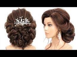Wedding Hairstyles For Long Hair Messy Bun Medium Length Hairstyles Youtube Long Hair Styles New Bridal Hairstyle Wedding Hairstyles Videos