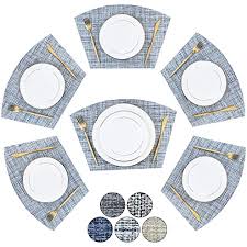 Kraftware's fishnet wedge placemat in bronze mist protects your table while providing a gorgeous, functional backdrop for your plate. Amazon Com Kraftware 32739 Fishnet Placemat Dz Wedge White Home Kitchen
