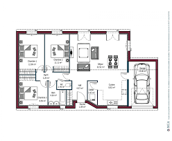 Plan maison plan maison en 2019 house design contemporary house. Modele De Maison Optima 65 A 90 M 2 Ou 4 Chambres Maisons Mca