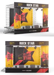 Stage Advertising Banners Mockup Psd In 2020 Banner Advertising Mockup Mockup Design