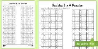 Maybe you would like to learn more about one of these? Printable Sudoku Worksheets 9 X 9 Sudoku Worksheet