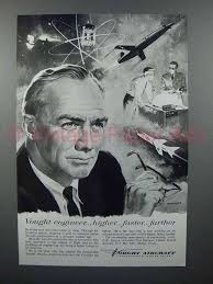 1957 Vought Aircraft Ad