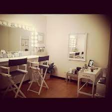 Love The Chairs Lighting For My Future Salons Make Up Station Makeup Studio Decor Makeup Studio Home N Decor