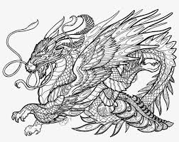 Supercoloring.com is a super fun for all ages: Abstract Dragon Coloring Pages