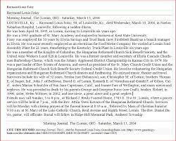 Raymond Louis Foisy (1945-2004)