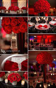 Red Wedding Inspiration Board With Red Roses Em The Venue Wedding In Dallas Texas Weddings Wedding Re Red Wedding Theme Red And White Weddings Red Wedding