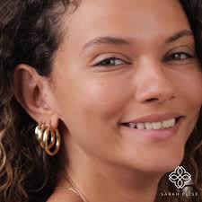 14k Gold Hoop Earrings, 14k Gold Large Hoops, Classic Gold Hoop Earrings,  Perfect for everyday wear, Casual Gold Hoops, Plain Hoop, Brianna