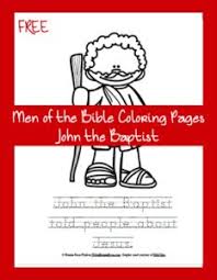 Free Men Of The Bible Coloring Page John The Baptist Writebonnierose Com Bible Coloring Pages Bible Coloring John The Baptist