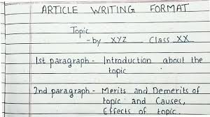 Maybe you would like to learn more about one of these? How To Write An Article Article Writing Format Youtube