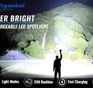 Amazon.com: Sigoobal Rechargeable Spotlight,99,000 LM Super ...