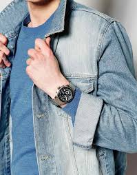 Fossil men's ch2601 decker black stainless steel chronograph watch. Fossil Decker Stainless Steel Bracelet Watch Ch2600 In Silver Metallic For Men Lyst