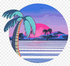 269 662 просмотра • 15 мар. Aesthetic Clipart Beach Vaporwave Beach Hd Png Download 894x894 581036 Pngfind